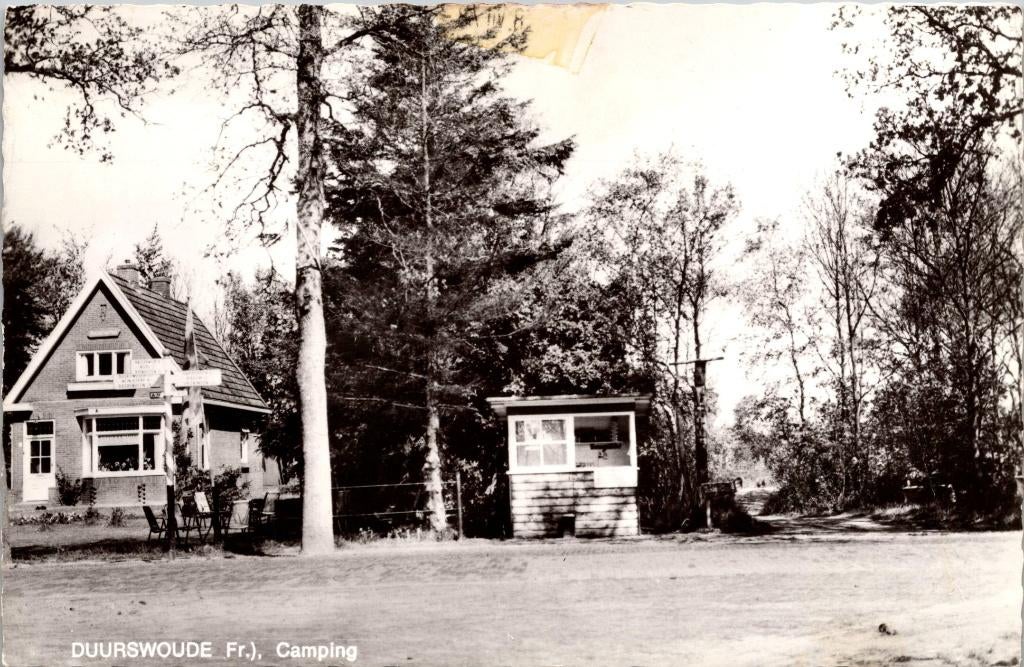 Duurswoude - Camping, Verzamelen, Ansichtkaarten | Nederland, Verzenden, 1960 tot 1980, Gelopen, Friesland