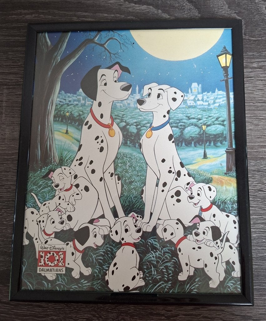 Schilderij 101 dalmatiërs Disney, Verzamelen, Disney, Ophalen of Verzenden, Overige figuren, Zo goed als nieuw, Overige typen