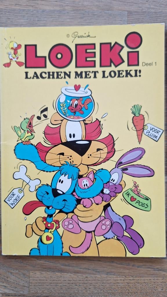 Loeki: Lachen met Loeki! Deel 1 - Stripboek, Gelezen, Eén stripboek, Ophalen of Verzenden, Geersink