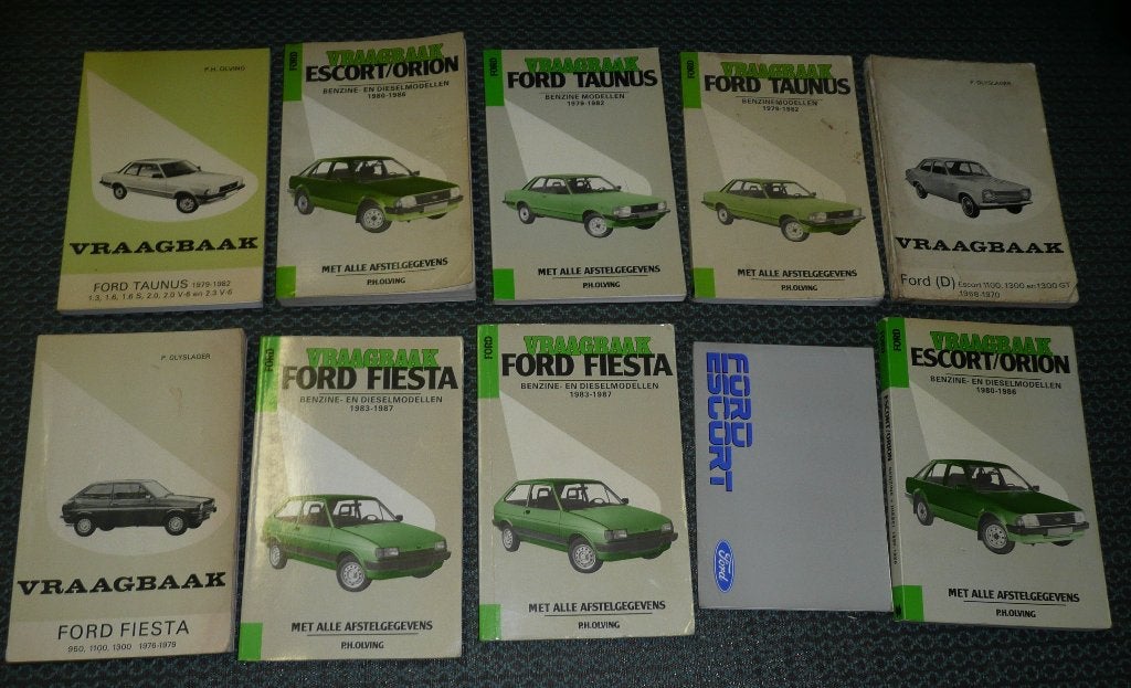 13 x FORD vraagbaken – instructieboekjes - Autohandboek ., Auto diversen, Handleidingen en Instructieboekjes, Ophalen of Verzenden