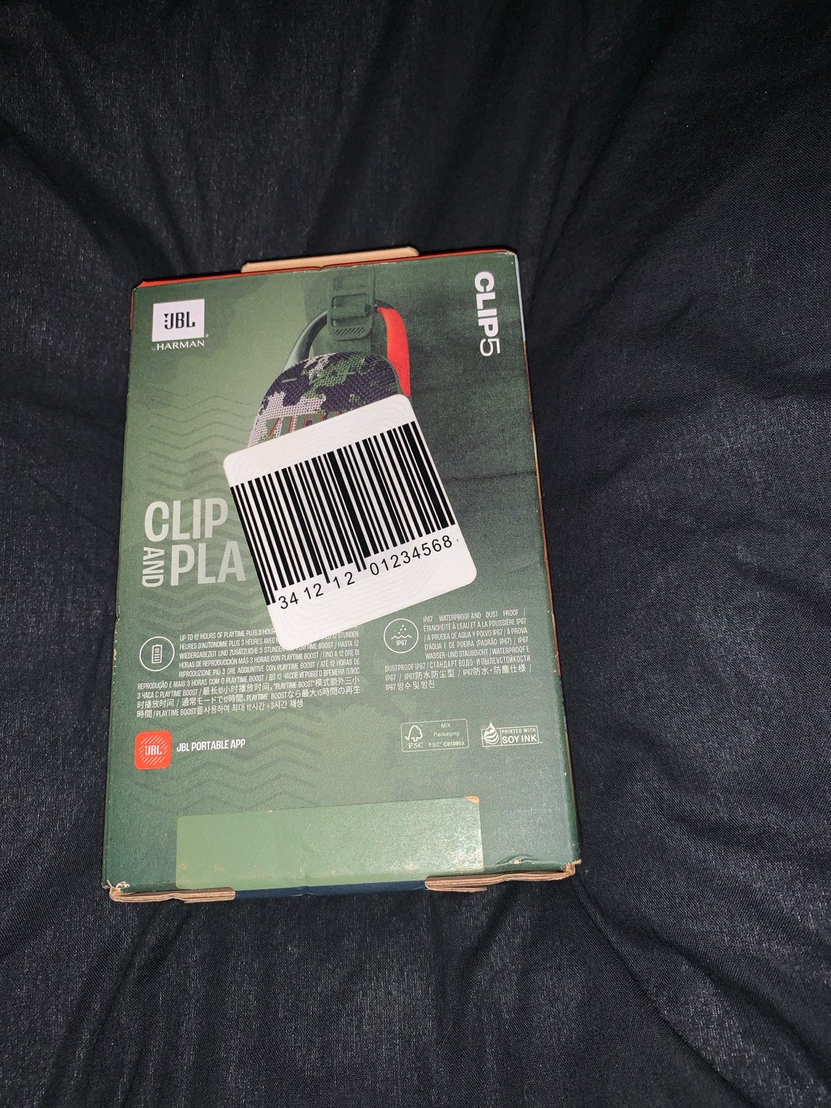 JBL Clip 5 Draagbare Bluetooth Speaker, JBL, Nieuw, Ophalen of Verzenden, Draagbare speaker