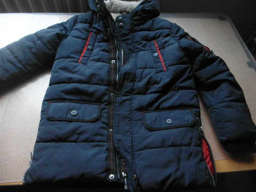 winterjas maat 128, Gebruikt, C&A, Ophalen of Verzenden, Jongen