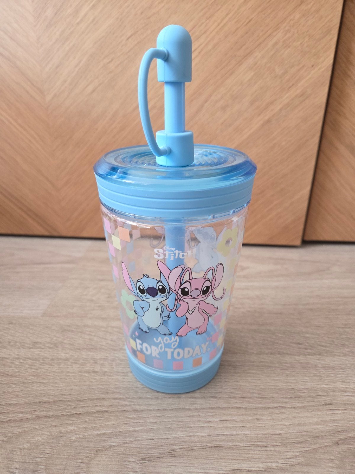 Stitch drinkbeker met rietje van Primark, Ophalen of Verzenden, Zo goed als nieuw