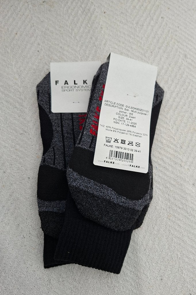 2 Paar Falke TK2 Zwart Zomer, maat 39-41, Zwart, Falke, Nieuw, FALKE KGaA
