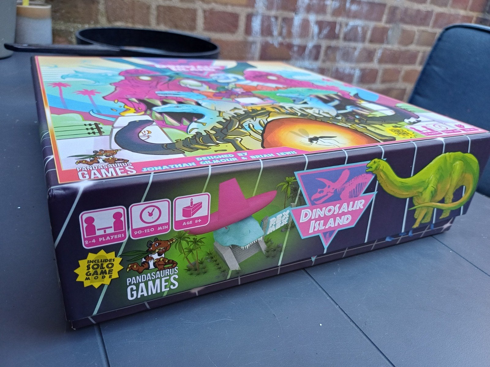 Dinosaur Island Bordspel - Bouw je eigen dinopark!, Een of twee spelers, Ophalen, Zo goed als nieuw, Pandasaurus Games