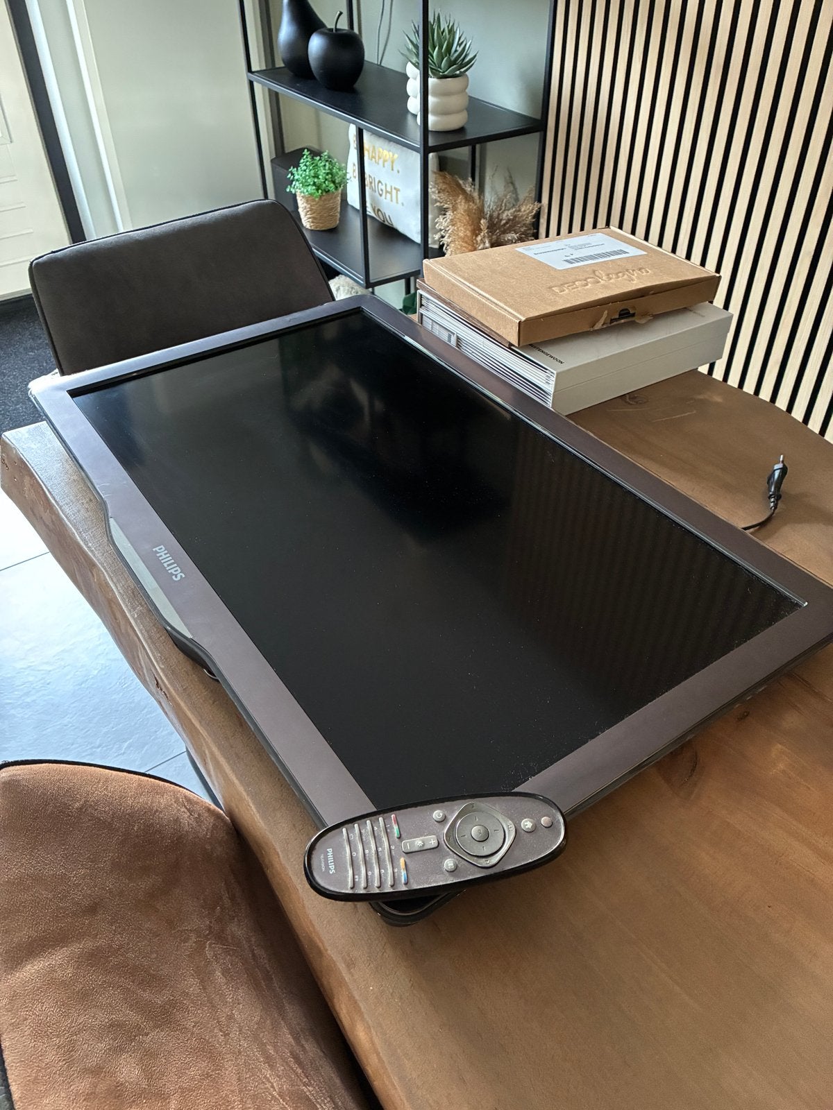 Philips 32PFL7605H/12 LCD TV met afstandsbediening, Ophalen, Philips, Gebruikt, LCD