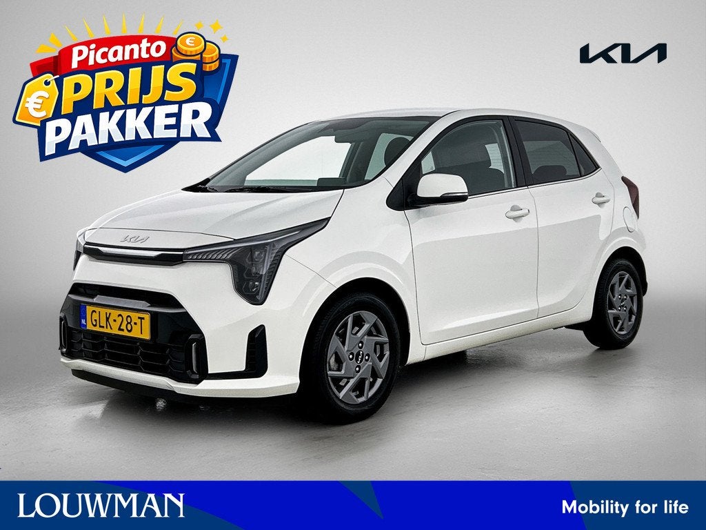 Kia Picanto 1.0 DPI DynamicPlusLine | NAP | BTW | Apple Carp, Voorwielaandrijving, 12 maanden, Stof, Wit