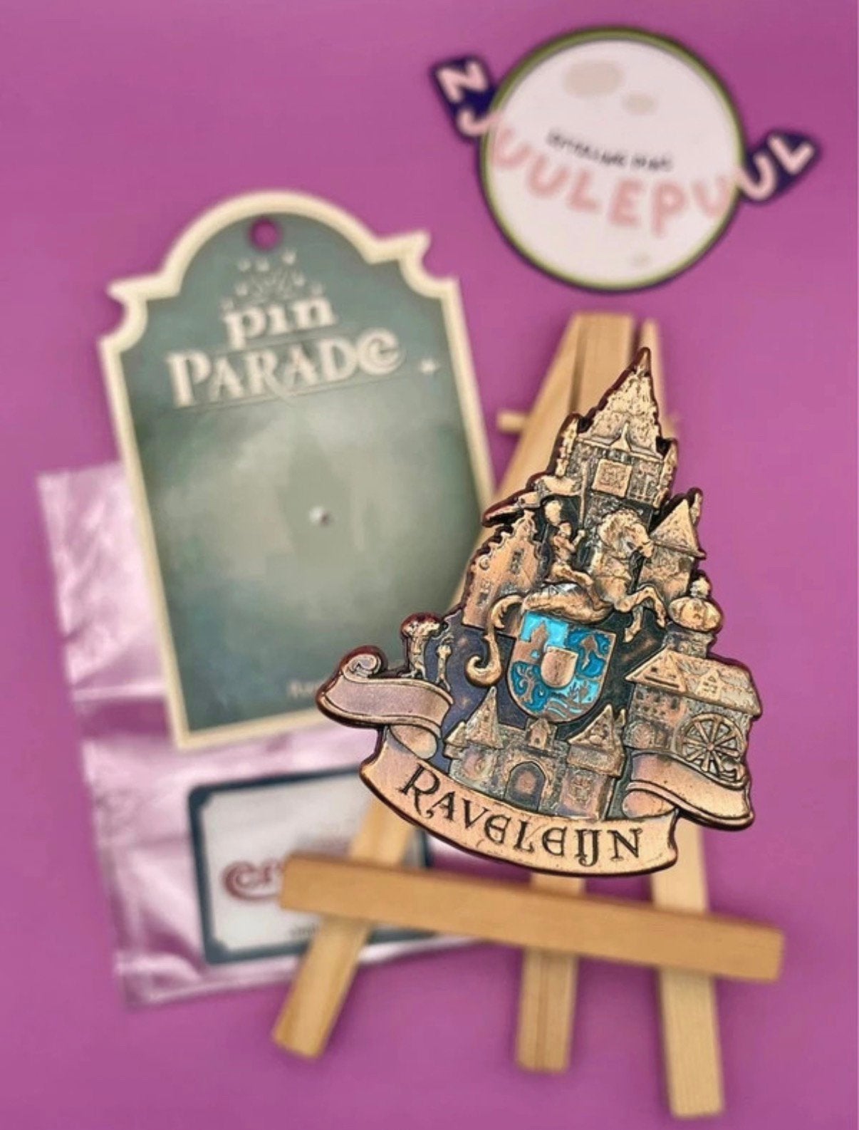 Efteling pin Raveleijn 2013 EPP283, Verzamelen, Zo goed als nieuw, Efteling, Efteling, Button of Speldje