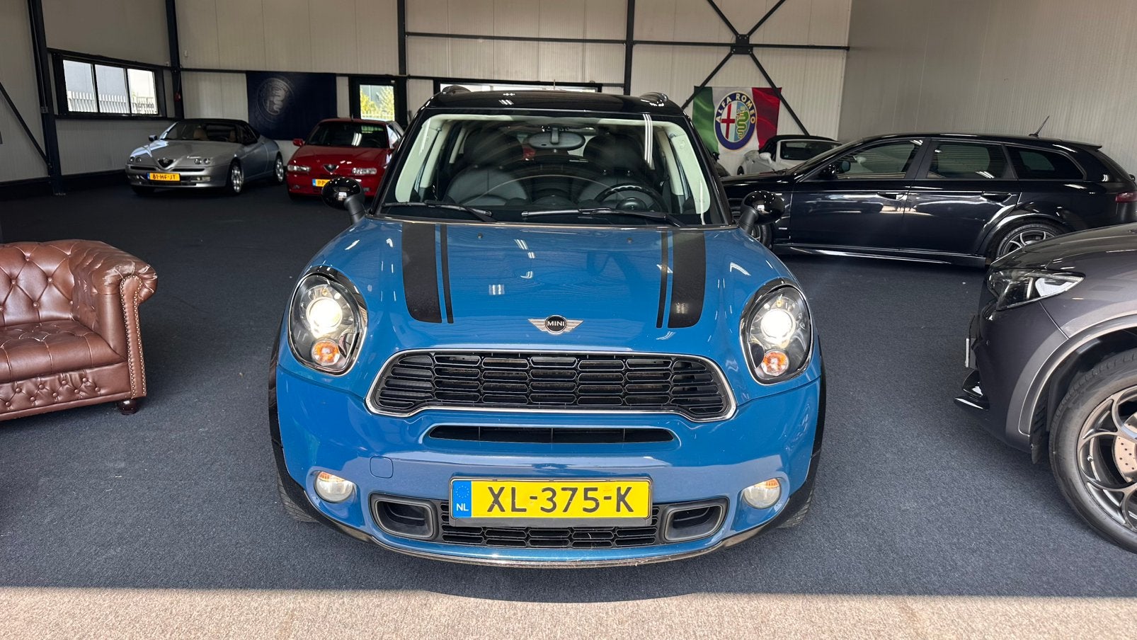 Mini 2012 Countryman Cooper S 184 PK Automaat, Zwart, Countryman, Blauw, Leder