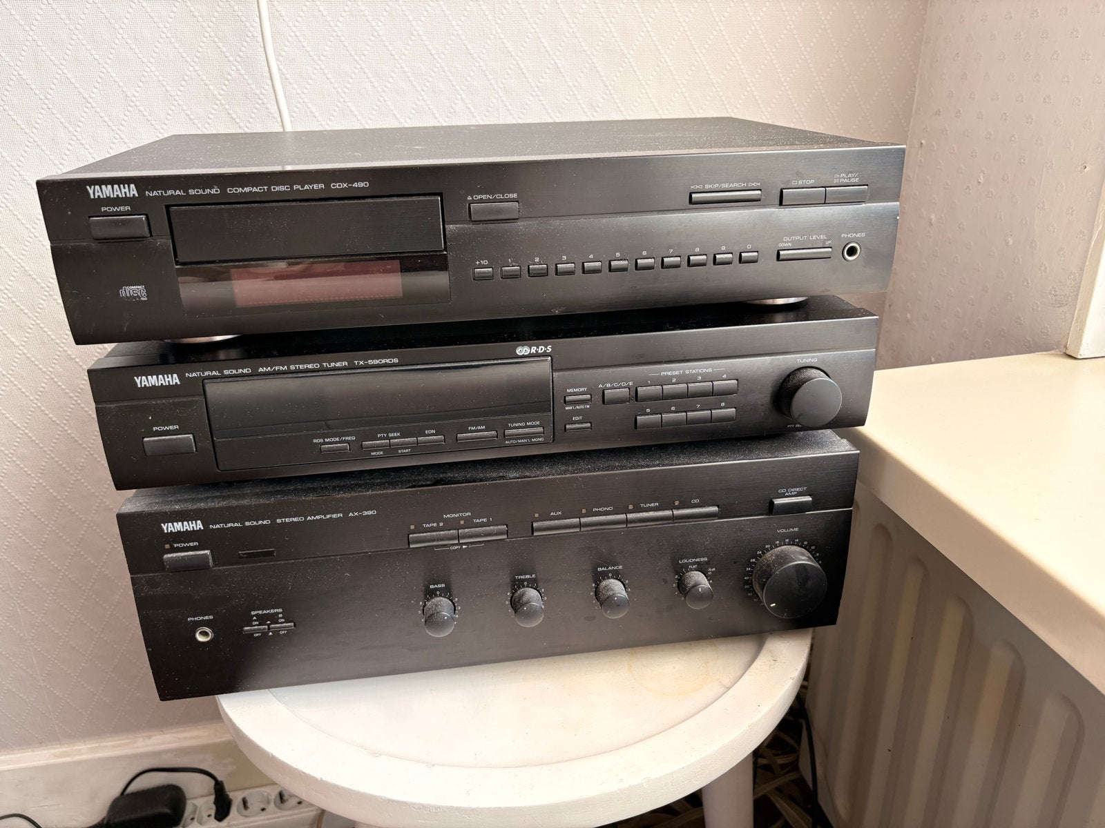 Yamaha Hifi Set: Tuner, Versterker en CD-speler, Gebruikt, Losse componenten, Cd-speler, Ophalen