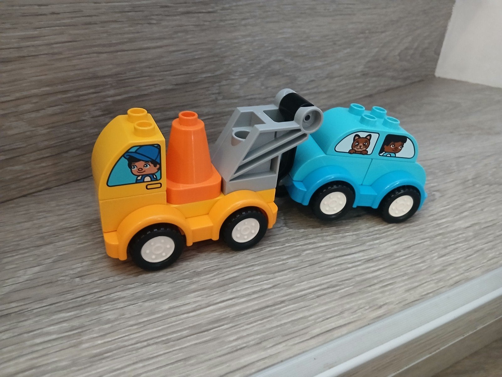 LEGO Duplo 10883 Mijn Eerste Takelwagen (complete set), Ophalen of Verzenden, Gebruikt, Overige merken