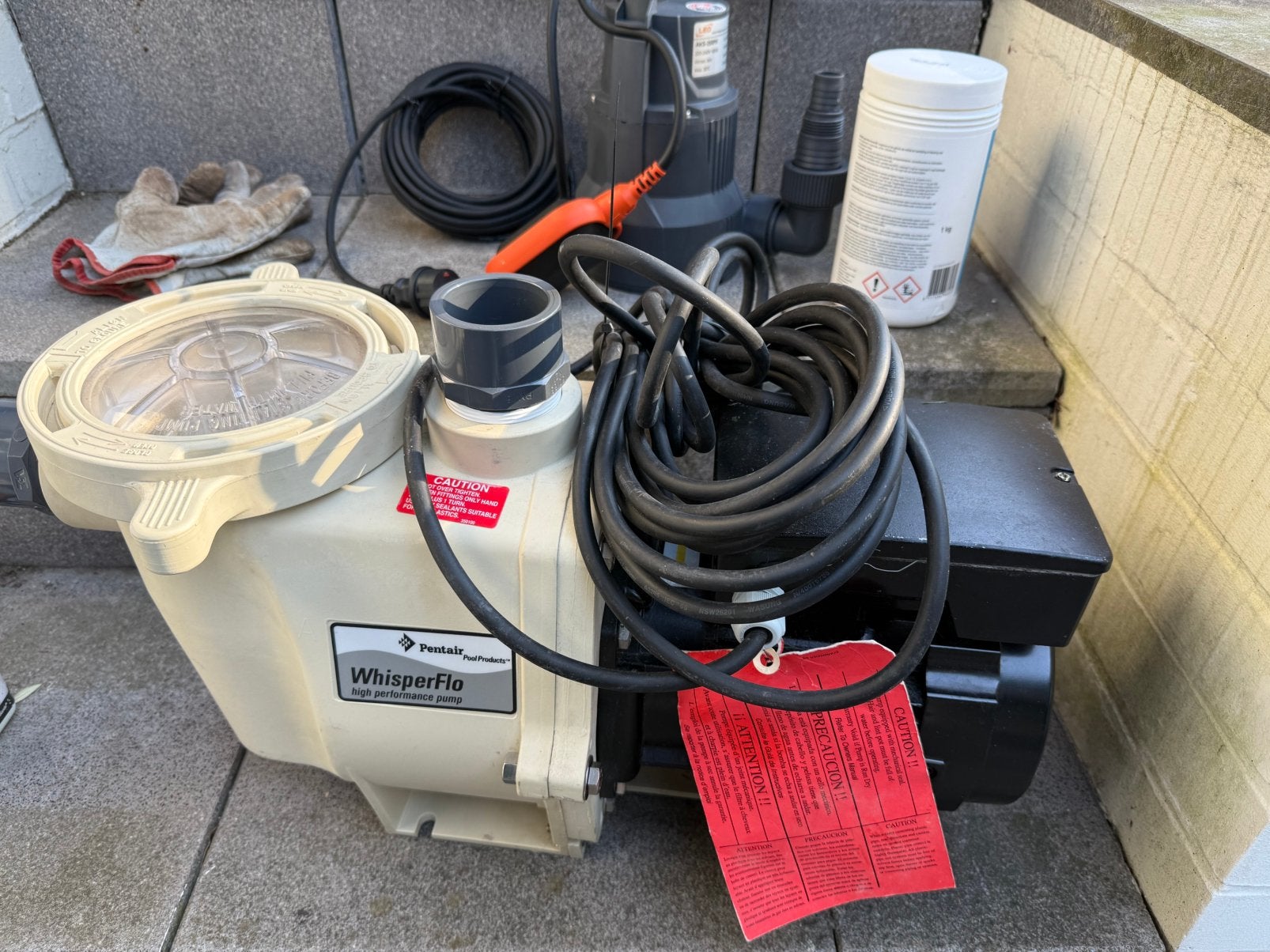 Pentair whisperflow zwembadpomp 1,1 kw , 18  kubieke meter, Ophalen of Verzenden, Nieuw, Zwembadpomp