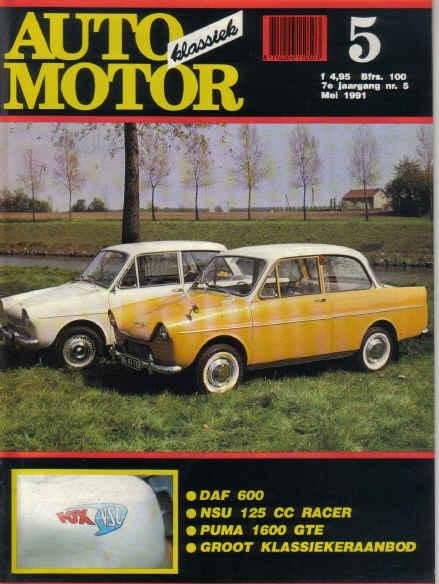 AMK 5 1991 : Puma GTE 1600 - Daf 600 - NSU racer 125cc, Ophalen of Verzenden, Gelezen, Algemeen