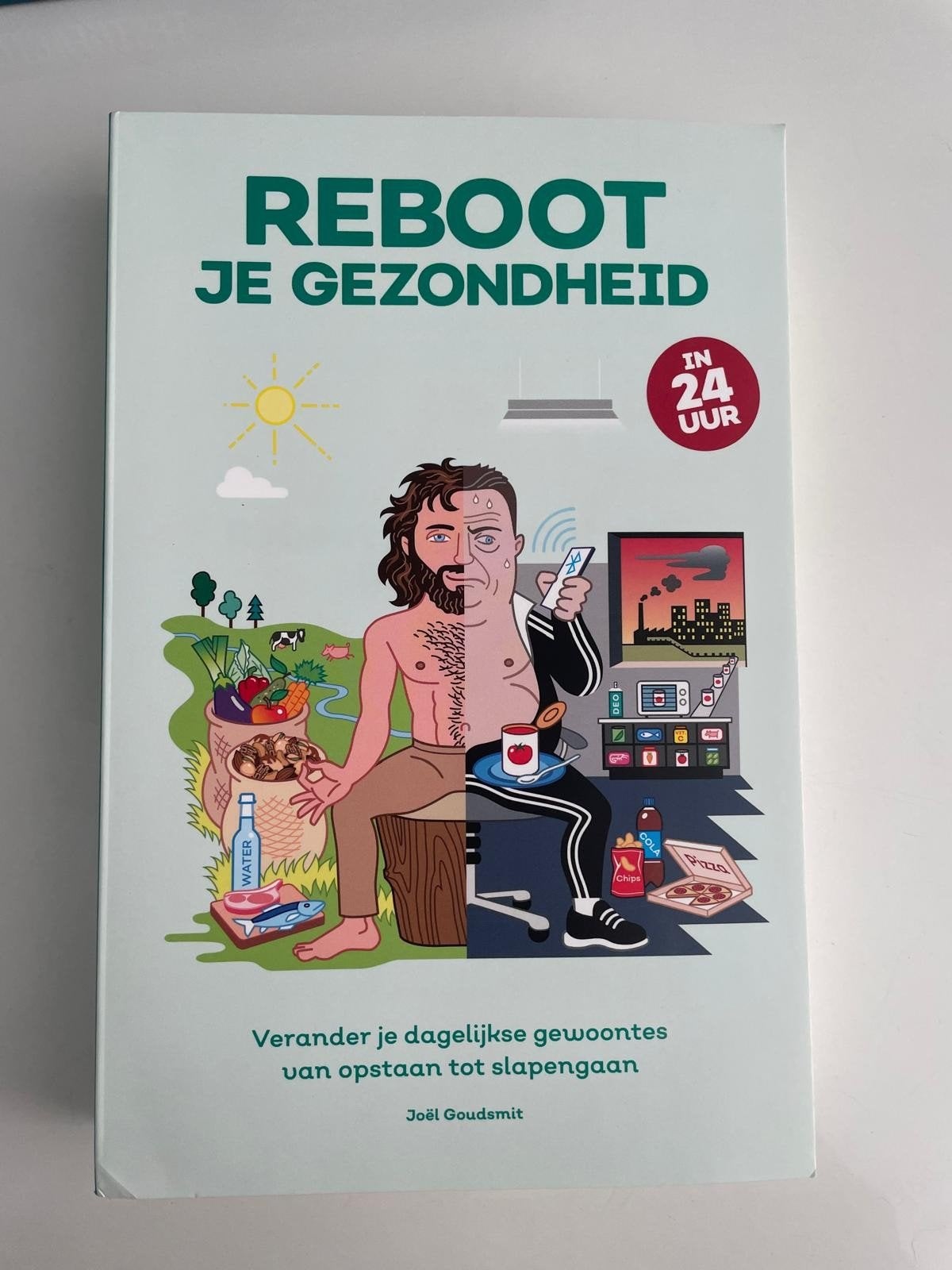 Reboot Je Gezondheid - Verander je gewoontes in 24 uur, Ophalen of Verzenden, Zo goed als nieuw, Gezondheid en Conditie, Joël Goudsmit
