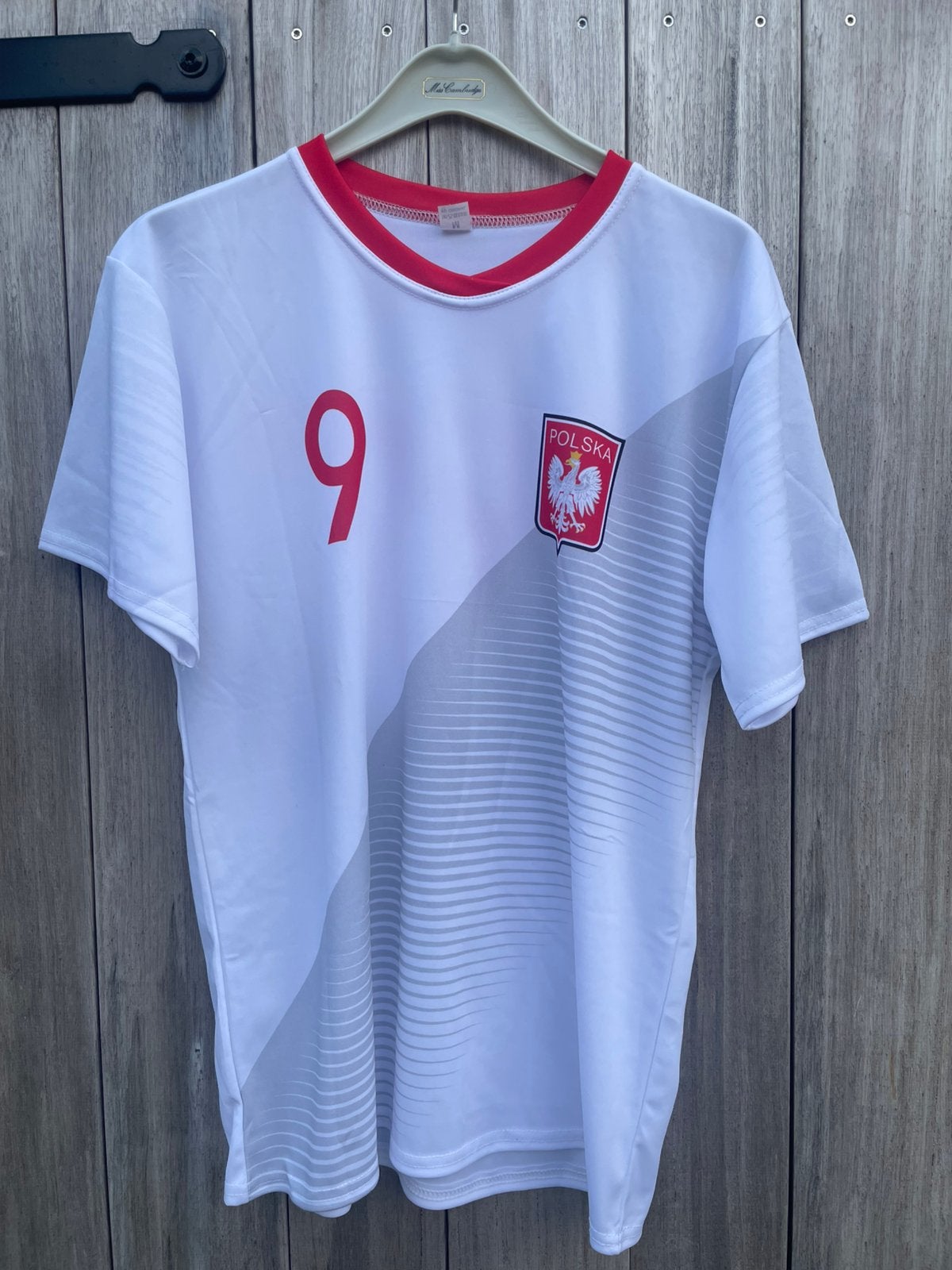 Shirt Polen Lewandowski, Verzamelen, Sportartikelen en Voetbal, Verzenden, Gebruikt, Buitenlandse clubs, Shirt