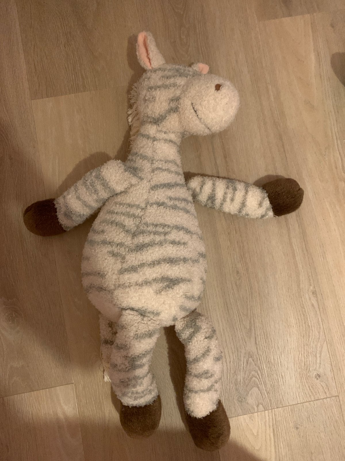 Grote knuffel zebra - 75cm, Gebruikt, Verzenden, Overige typen, Middelgroot (20 tot 80 cm)