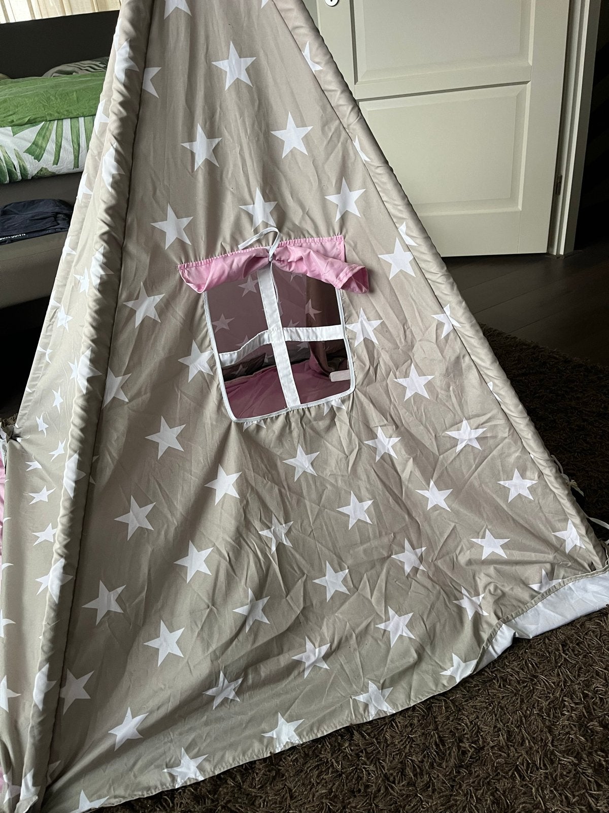Mooie Tipi tent voor kinderen - 120x120x160 cm, Ophalen, Gebruikt, Overige materialen