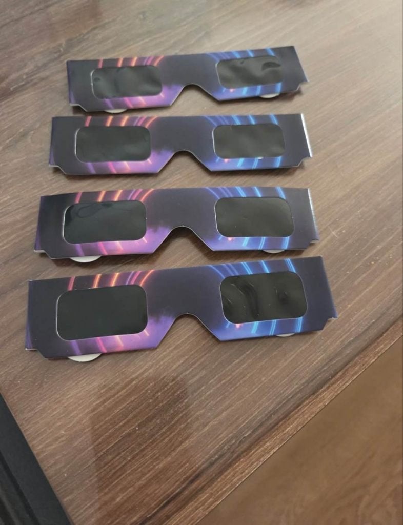 Eclipse brillen (met spoedlevering), Verzenden, Nieuw