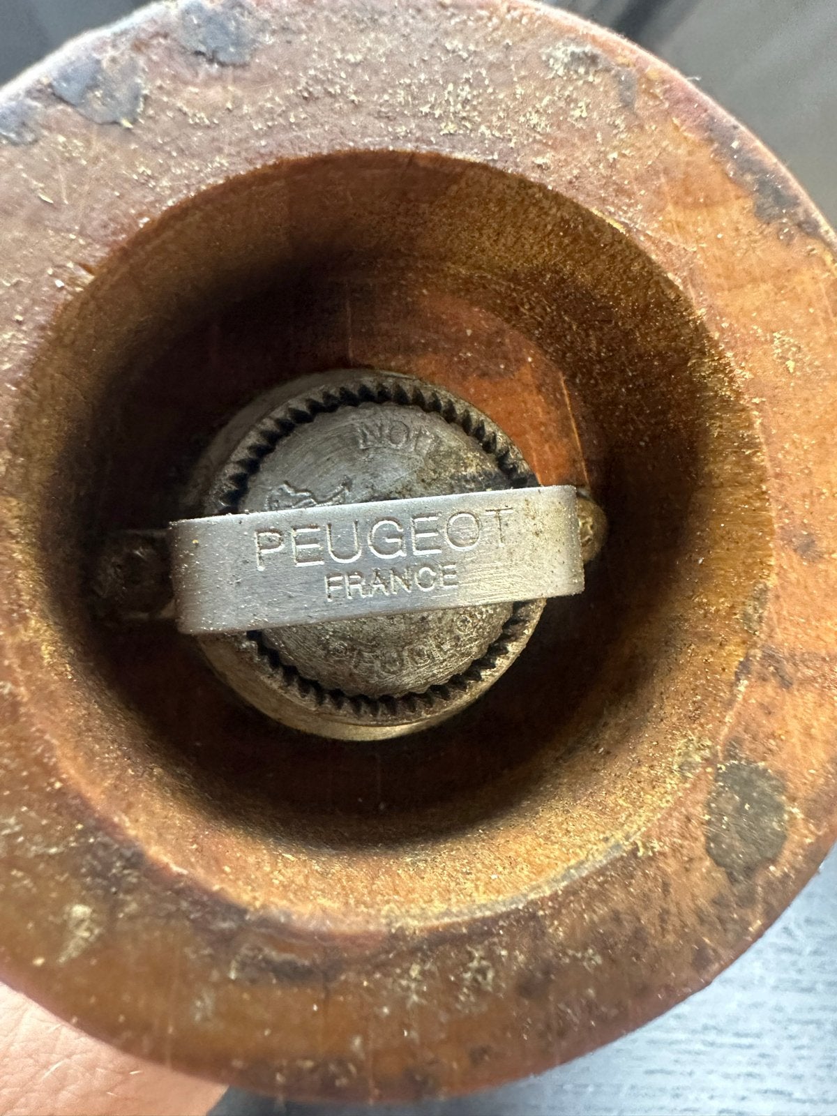 Vintage Peugeot France Pepermolen 27 cm – Hout, Ophalen of Verzenden