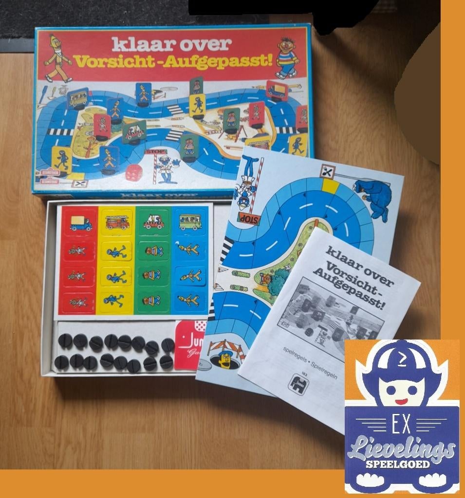 Klaar over sesamstraat bordspel, Vijf spelers of meer, Ophalen of Verzenden, Zo goed als nieuw