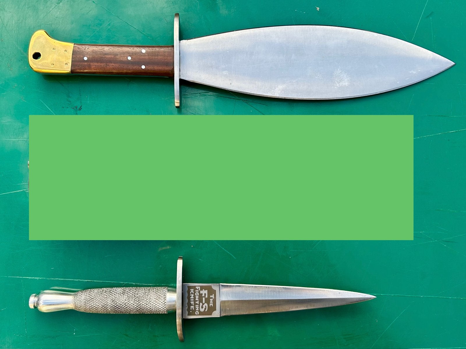 2x commando knife, Verzamelen, Ophalen of Verzenden, Landmacht, Amerika, Mes of Dolk