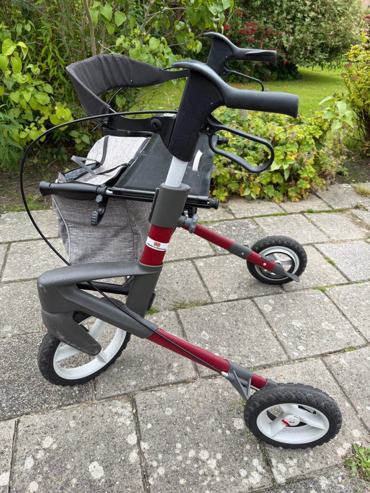 Zgan. rollator Topro Olympos ATR maat M, Ophalen, Lichtgewicht, Zo goed als nieuw