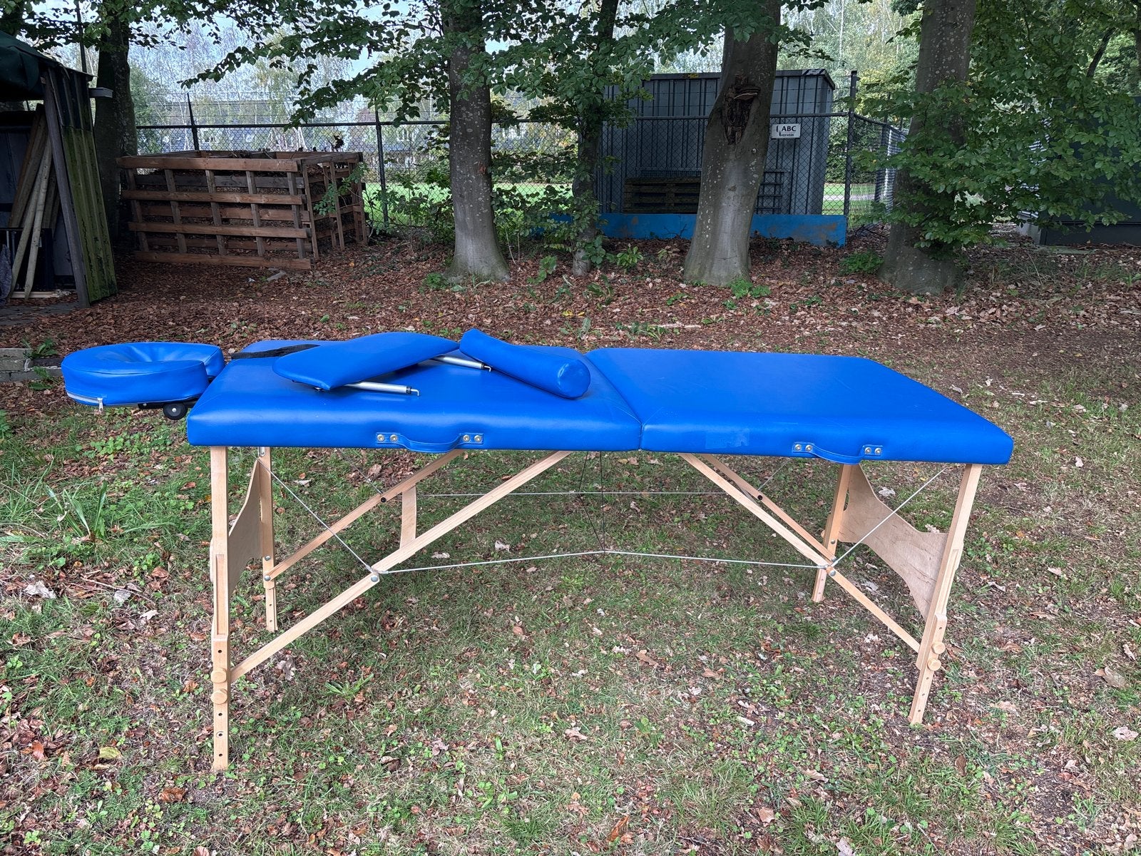 Stevige en Solide Massagetafel - Blauw, Ophalen, Gebruikt, Massagetafel