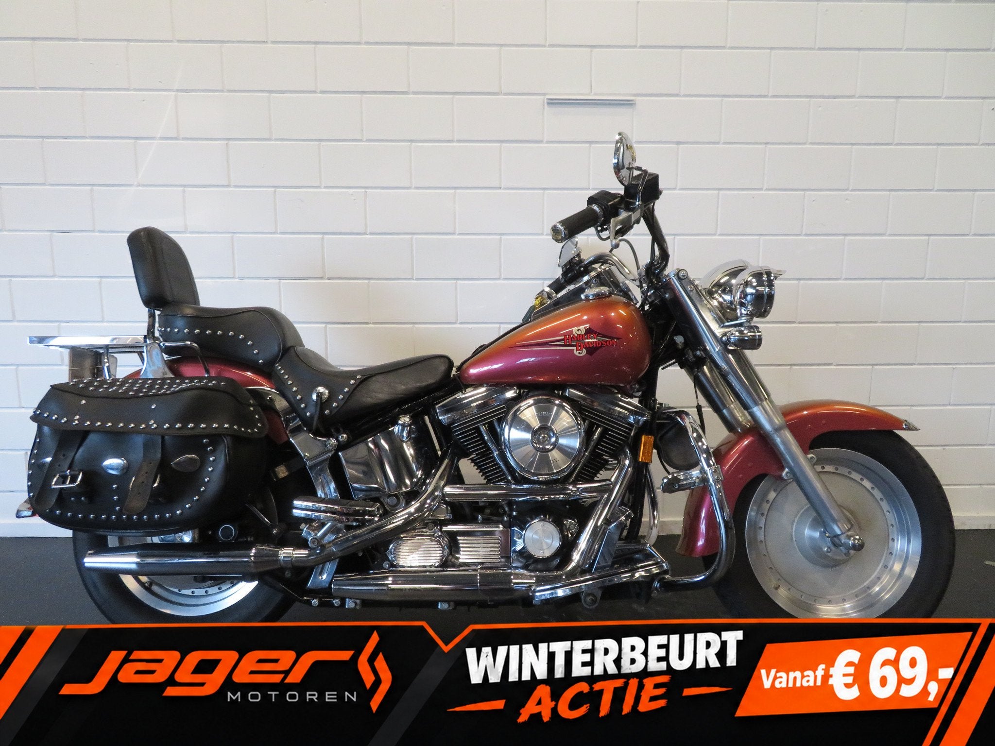 Harley-Davidson FLSTF FAT BOY 1340 EIGENBOUW (bj 1994), 1340 cc, Chopper, Gebruikt, Bedrijf