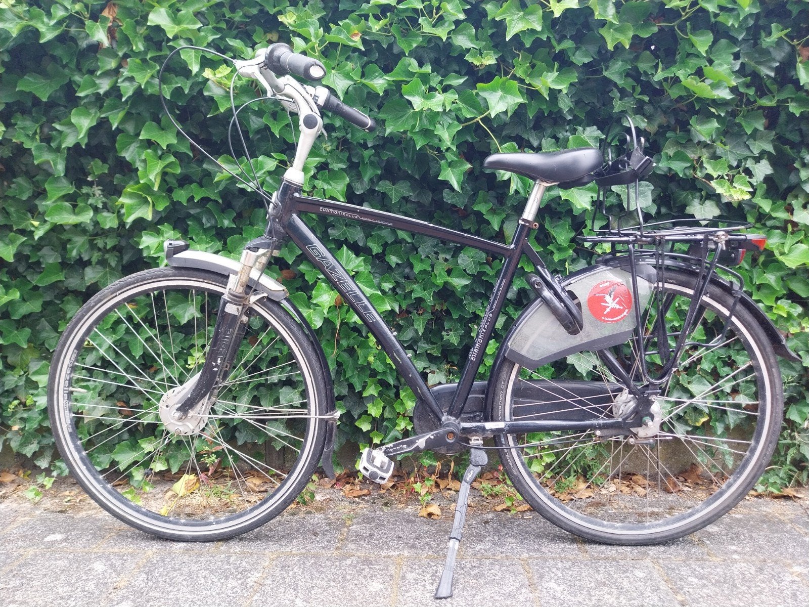 Gazelle Chamonix Plus heren - Zwart, 7 versnellingen H.57, Ophalen, Gebruikt, Schijfrem, Gazelle
