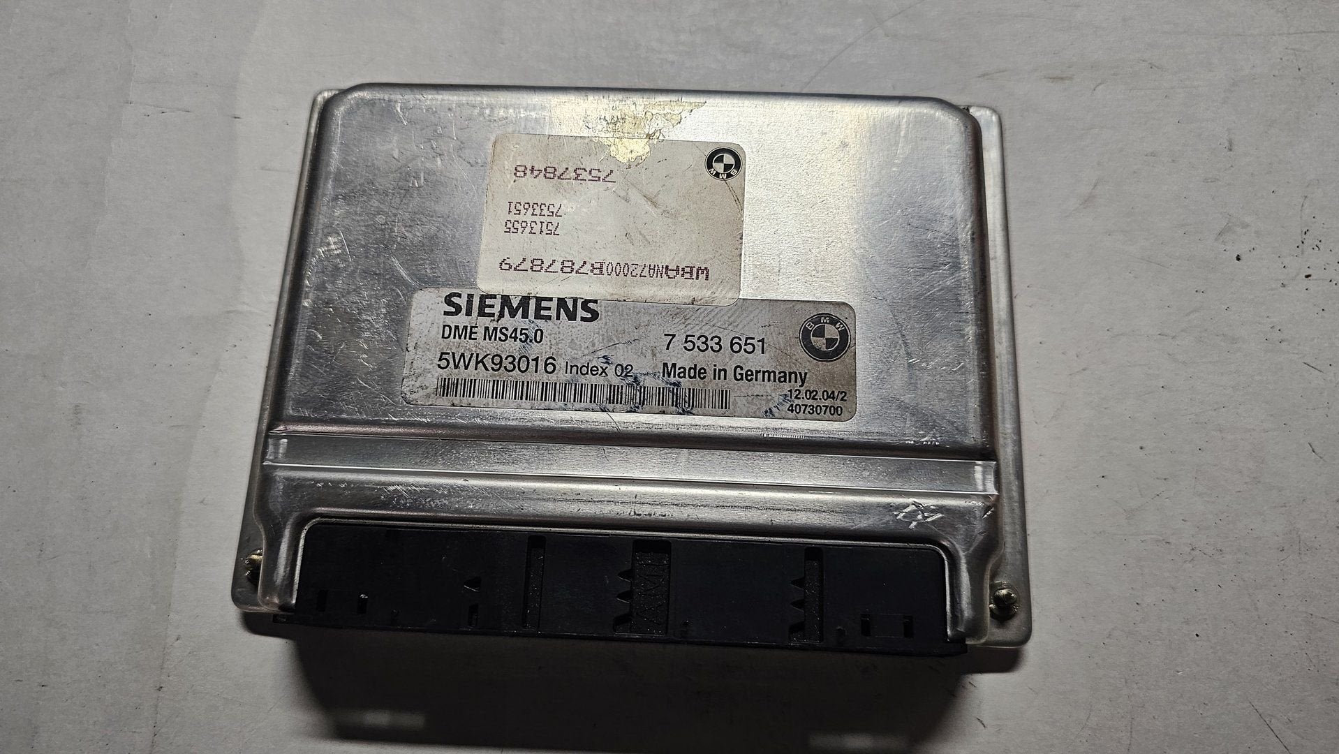 DME   MS45.0 BMW 5 Serie E60 E61  12147533651 7533651 5WK930, Auto-onderdelen, Gebruikt, -, Ophalen of Verzenden, -