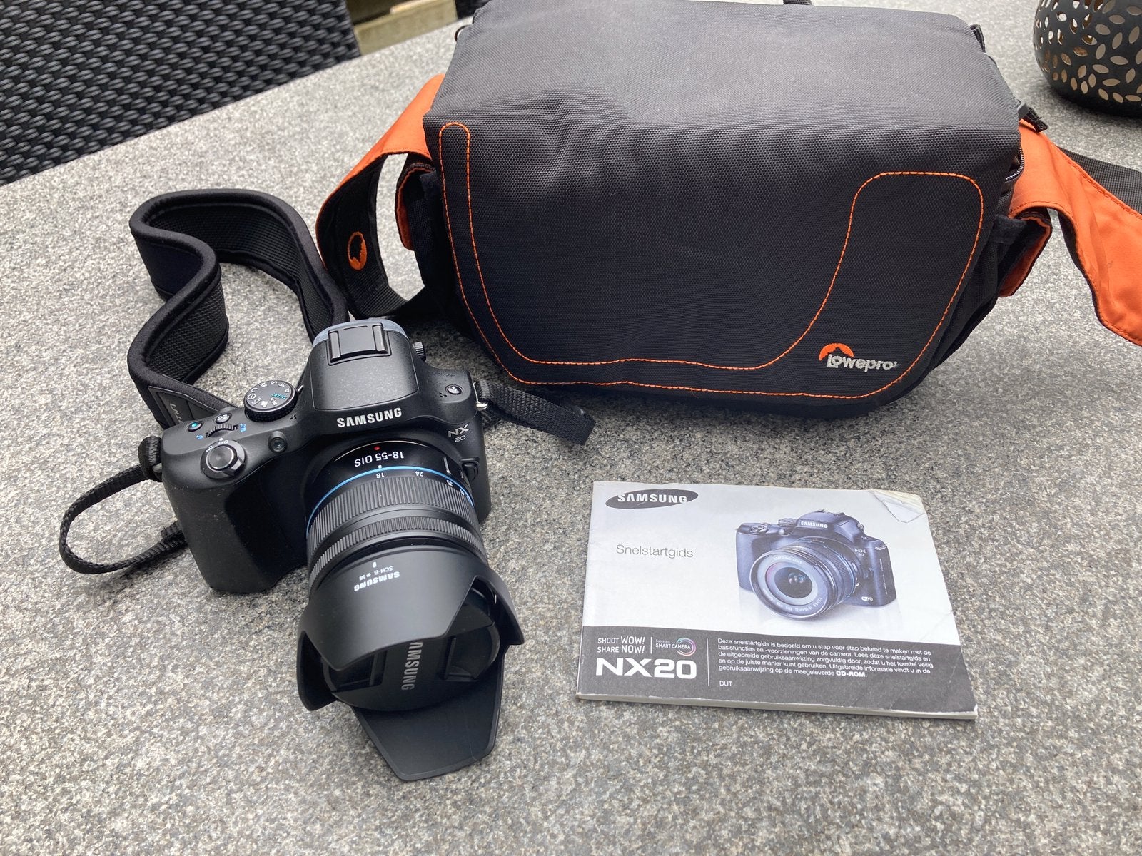 Te koop zgan Samsung systeem camera NX20, Ophalen, Zo goed als nieuw, Samsung, 8 keer of meer