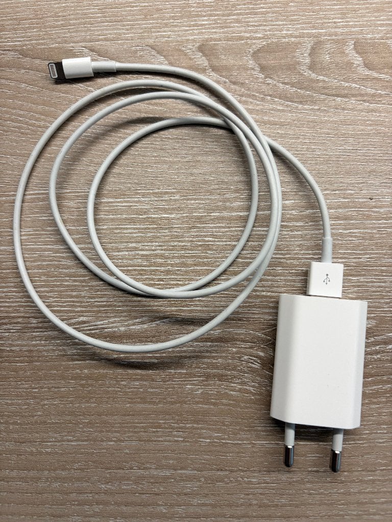 Apple oplader + Lighting kabel, USB-A, Adapter, Zo goed als nieuw, Apple