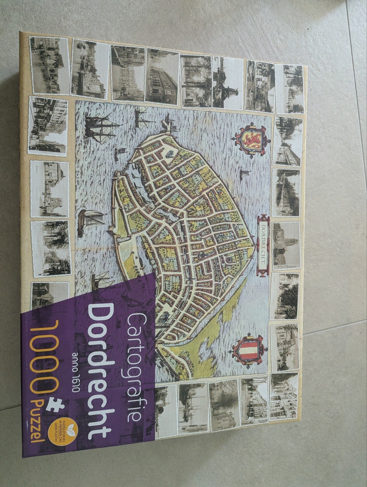 Dordrecht puzzel 1000 stukjes, Ophalen of Verzenden, 500 t/m 1500 stukjes, Gebruikt, Legpuzzel