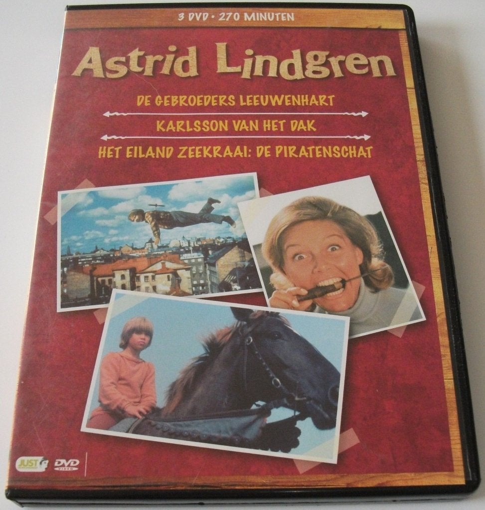 Film-Box *** ASTRID LINDGREN *** 3-Disc Boxset, Nederlands, Ophalen of Verzenden, Zo goed als nieuw, Alle leeftijden