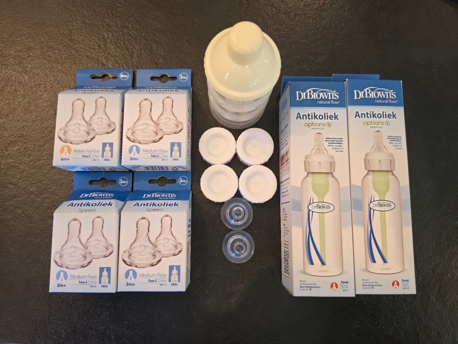 Dr. Brown's  Flessen en Spenen 1 - 2 - 3 NIEUW, Verzenden, Nieuw, Babyfles, Dr. Brown's