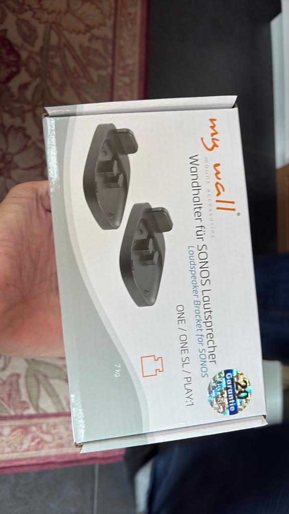 Nieuwe SONOS muurbeugel voor Sonos speakers (2 stuks), Audio, Tv en Foto, Luidsprekers, Ophalen of Verzenden, Nieuw, Sonos