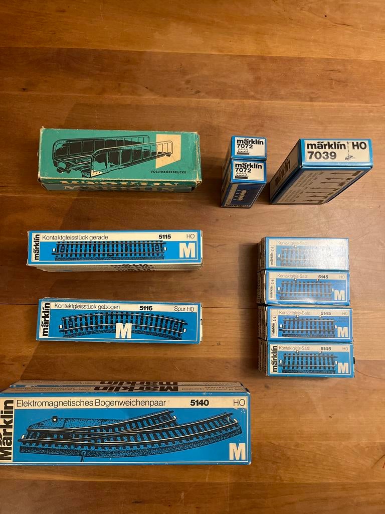 Märklin H0 Rails en Wissels M-spoor nieuw!, Hobby en Vrije tijd, Modeltreinen | H0, Wisselstroom, Rails, Ophalen of Verzenden
