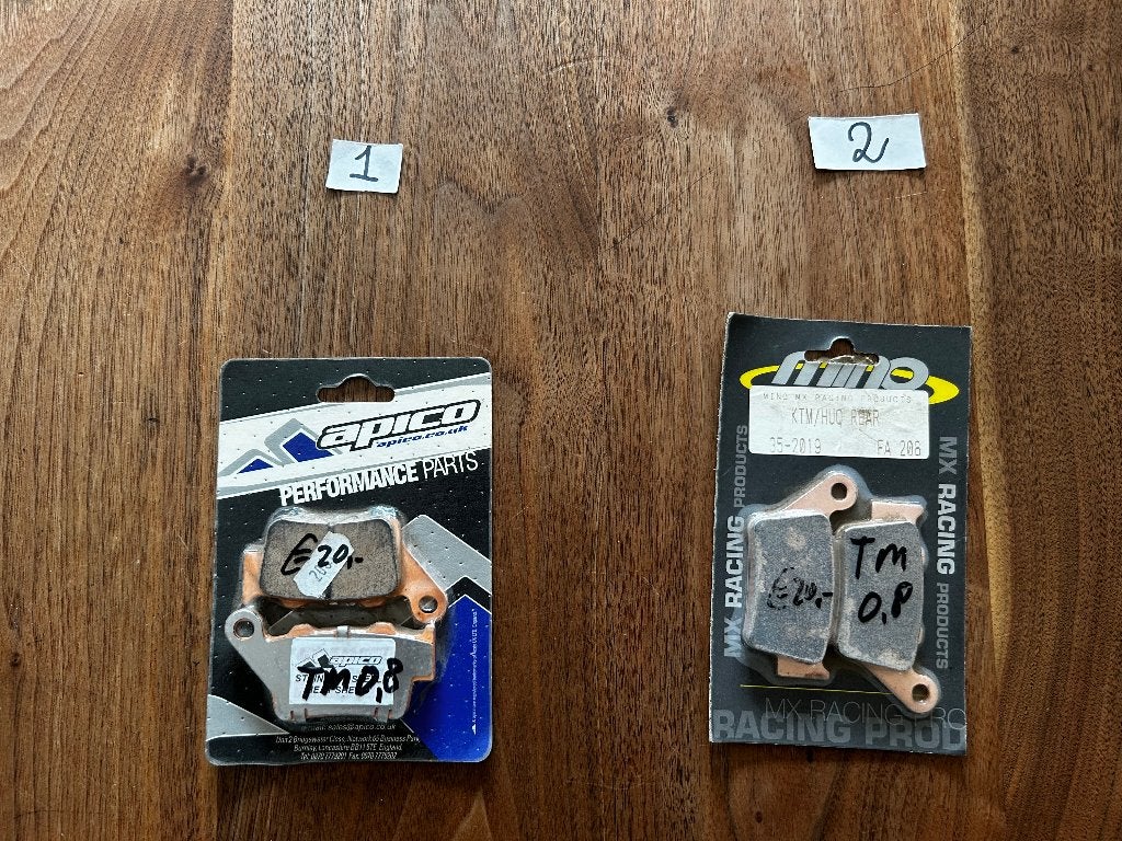 Remblokken Achterwiel Yamaha/Honda/Kawasaki/KTM/Husqvarna, Ophalen of Verzenden