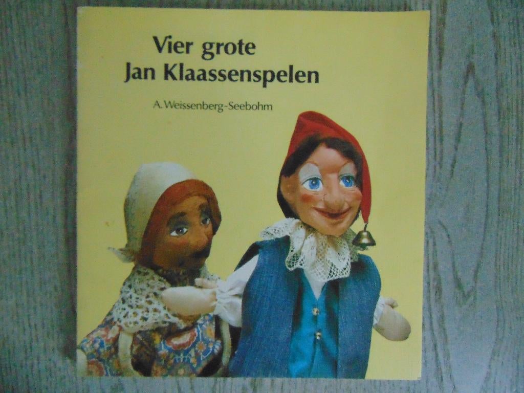 Vier grote Jan-Klaassenspelen - poppenkast boek, Boeken, Kinderboeken | Jeugd | onder 10 jaar, Gelezen, Fictie algemeen, Ophalen of Verzenden