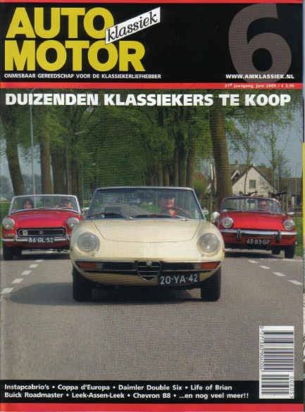 AMK 6 2005: Triumph Spitfire - MG Midget - Alfa Romeo Spider, Ophalen of Verzenden, Gelezen, Algemeen