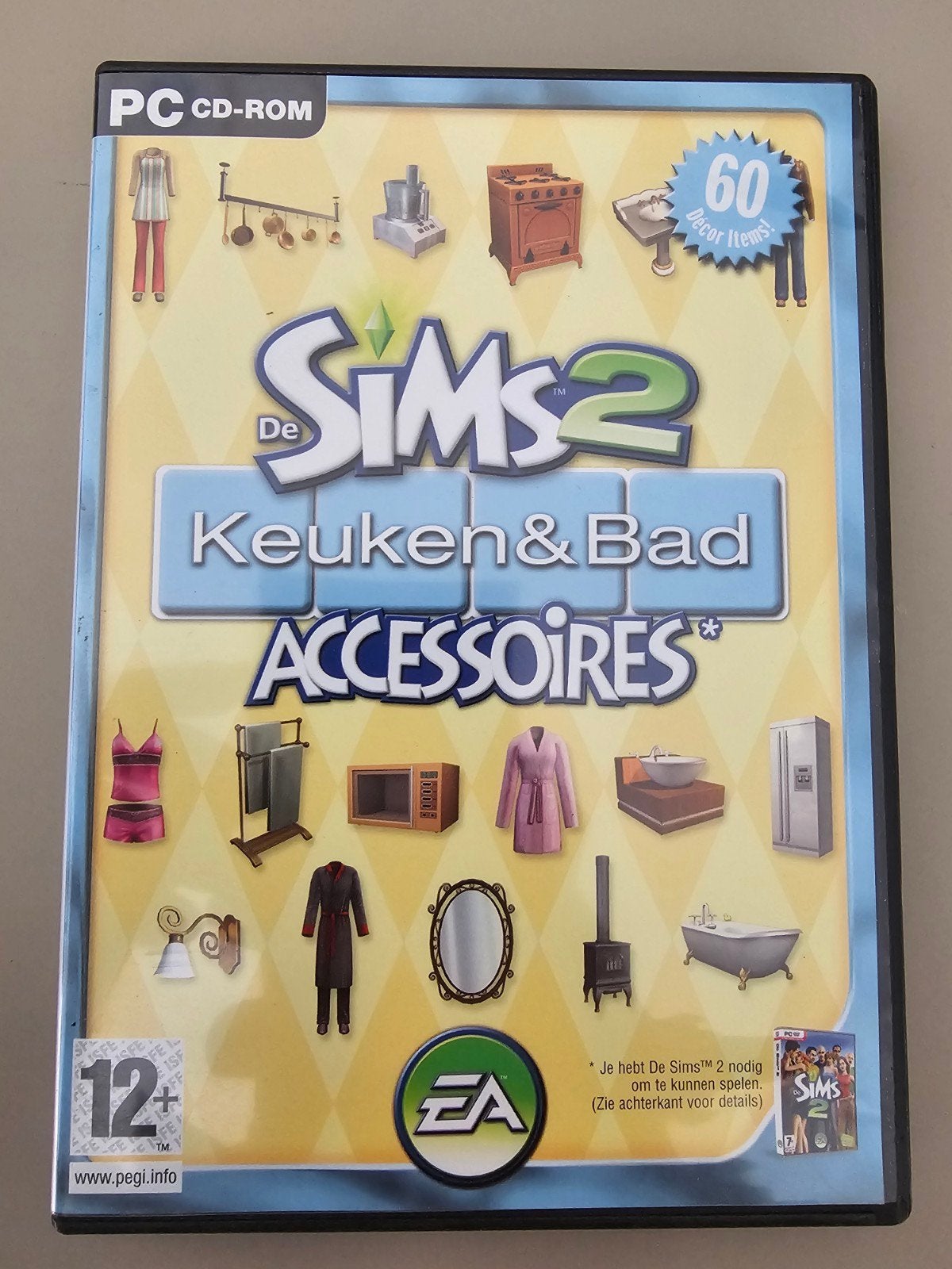 Pc game De Sims 2 keuken en bad accessoires, 1 speler, Ophalen of Verzenden, Zo goed als nieuw, Vanaf 3 jaar