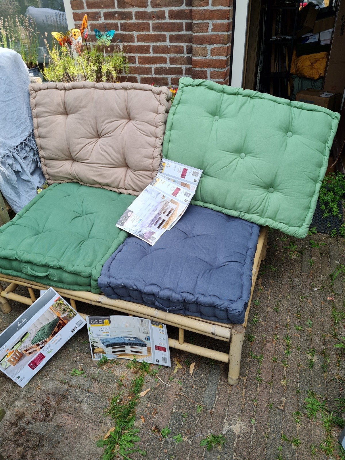 Palletkussens, nieuw, 8 stuks, 80 x 60 x 12cm, Ophalen, Nieuw