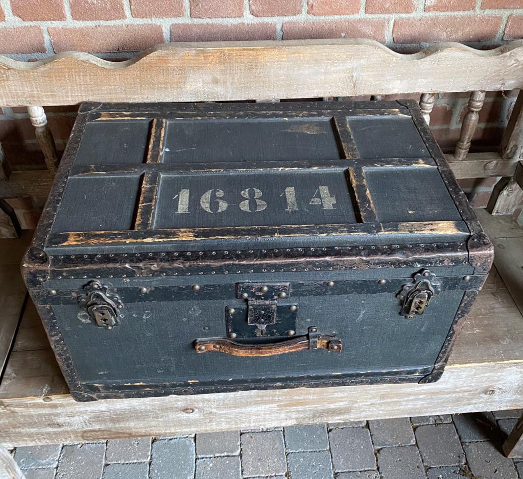 Footlocker persoonlijke kist militair legerkist- prijsvast, Ophalen of Verzenden, Landmacht, Overige gebieden, Kist of Geocache