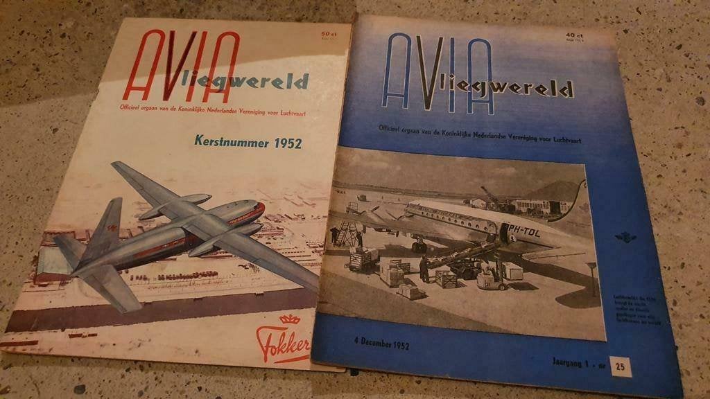 Avia Vliegwereld vijftiger jaren 37 st., Ophalen of Verzenden, Overige typen
