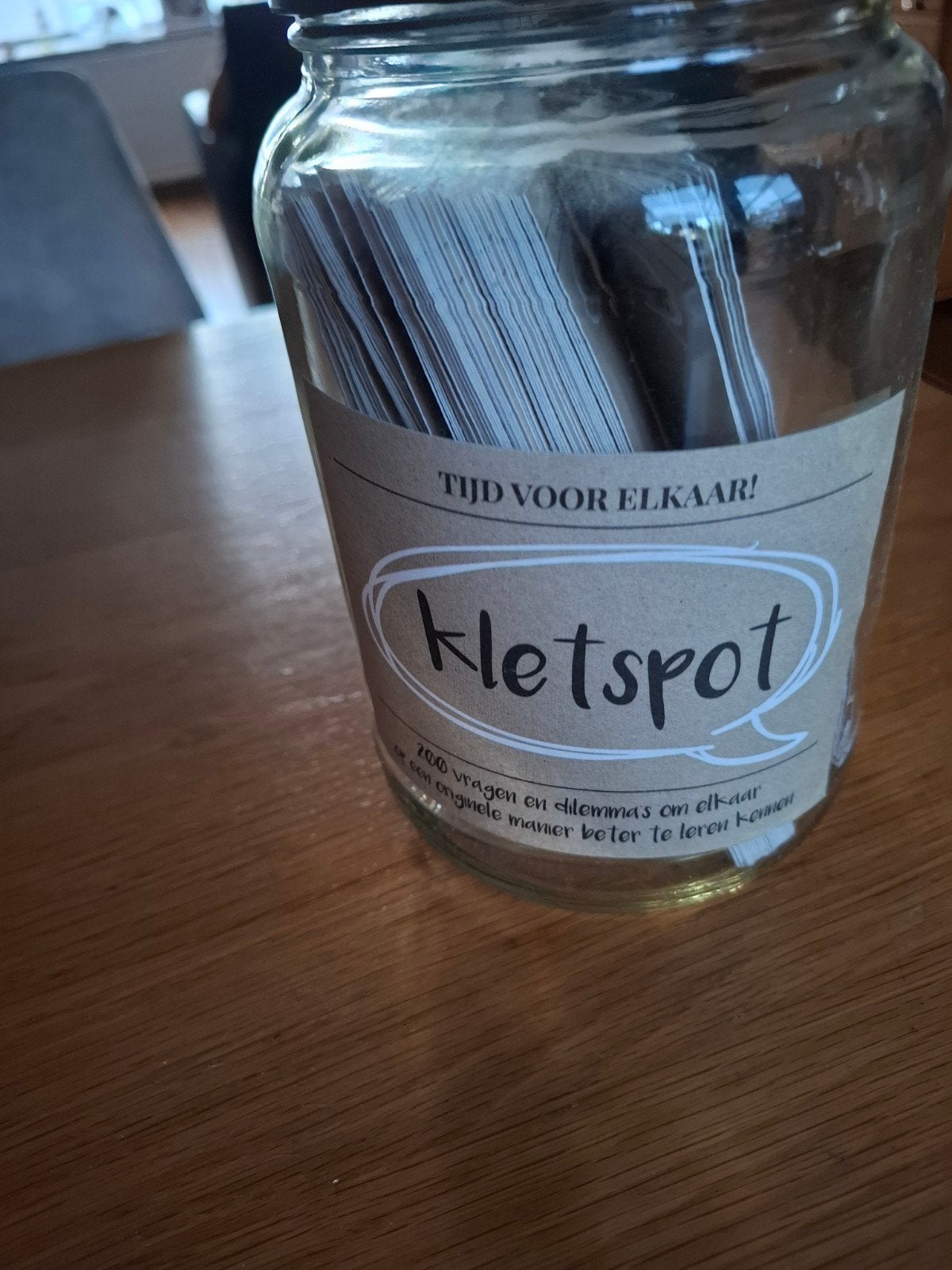 Originele Kletspot: 200 vragen voor diepgaande gesprekken, Drie of vier spelers, Ophalen of Verzenden, Nieuw, Kletspot