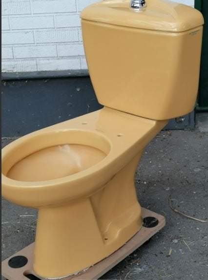 vintage wc toilet vloermodel Villeroy Boch 1974, Ophalen, Gebruikt, Steen, Toilet