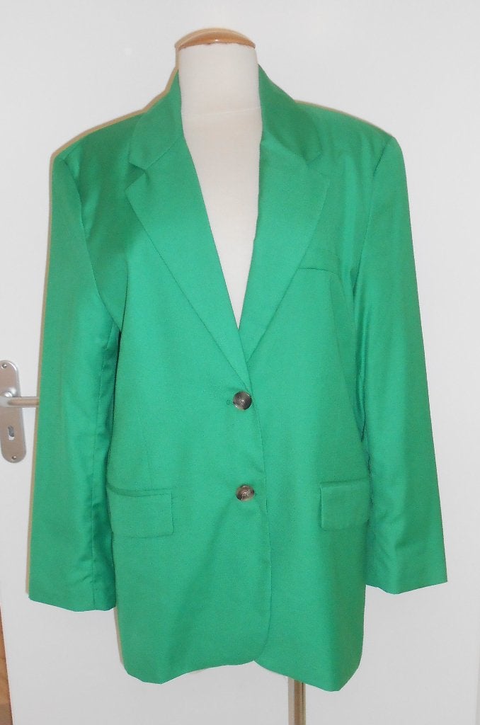 Bershka blazer groen mt L, Kleding | Dames, Maat 42/44 (L), Nieuw, Jasje, Groen