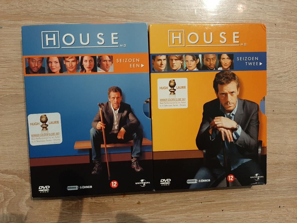 House M.D. Seizoen 1-3 DVD box sets., Verzenden, Boxset, Drama, Zo goed als nieuw