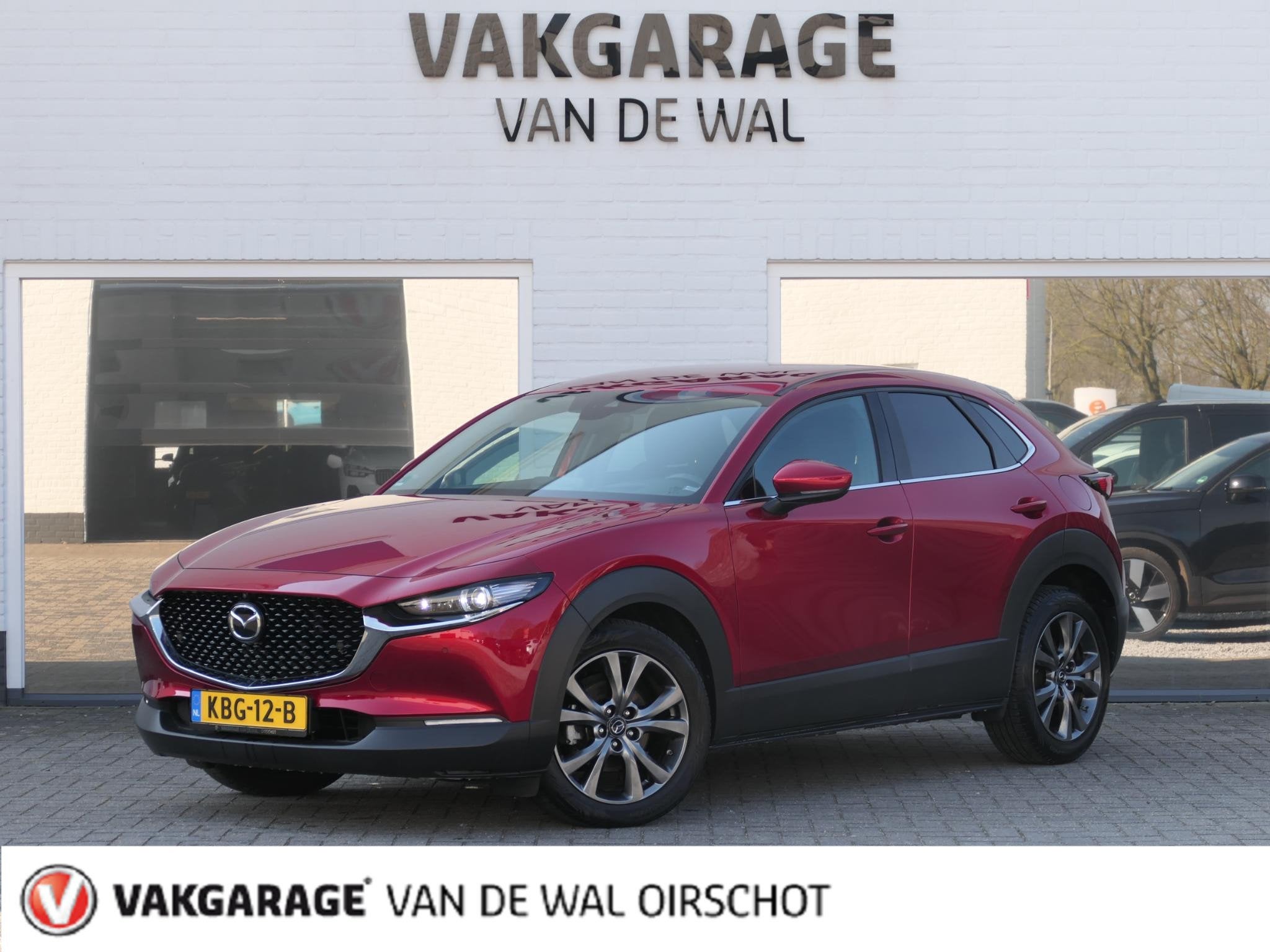 Mazda CX-30 2.0 e-SkyActiv-X M Hybrid Selection | 360-came, Auto's, Mazda, 1998 cc, Stof, Gebruikt, Bedrijf