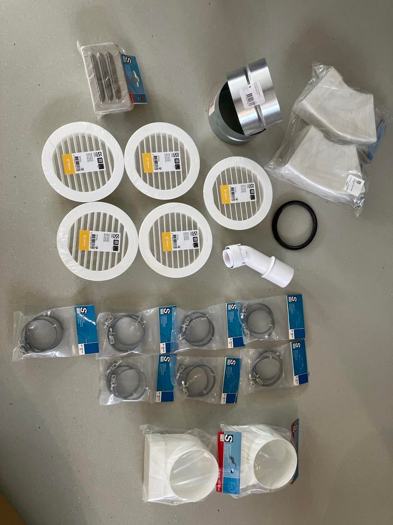 Diverse ventilatie materiaal (Sanivesk), Doe-het-zelf en Verbouw, Ophalen, Nieuw, Ventilator